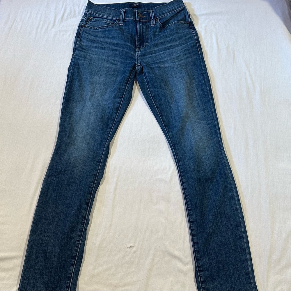 J.Crew blue skinny jeans